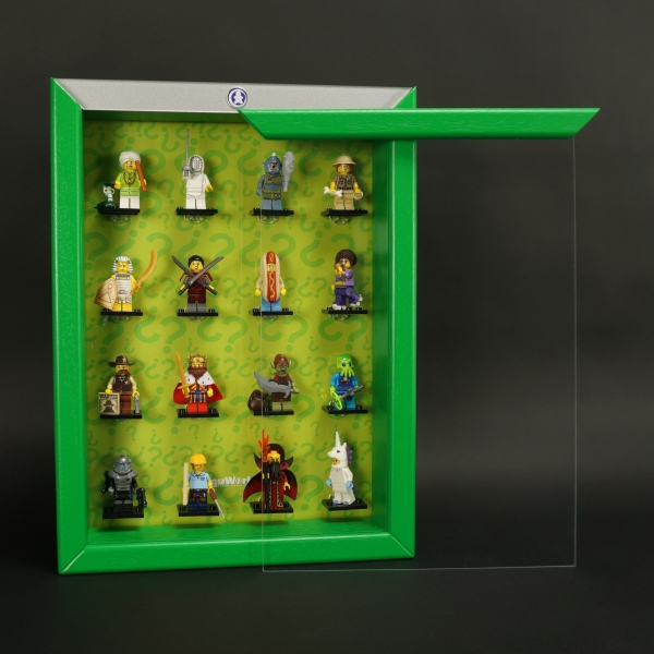 ClickCase Vitrine für LEGO® Serie 13 (71008) mit 16 Figurenhalter