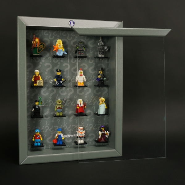 ClickCase Vitrine für LEGO® Serie 9 (71000) mit 16 Figurenhalter