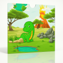 SKIVA Frontscheibe passend für IKEA® KALLAX Regal Dino Saurus 0002